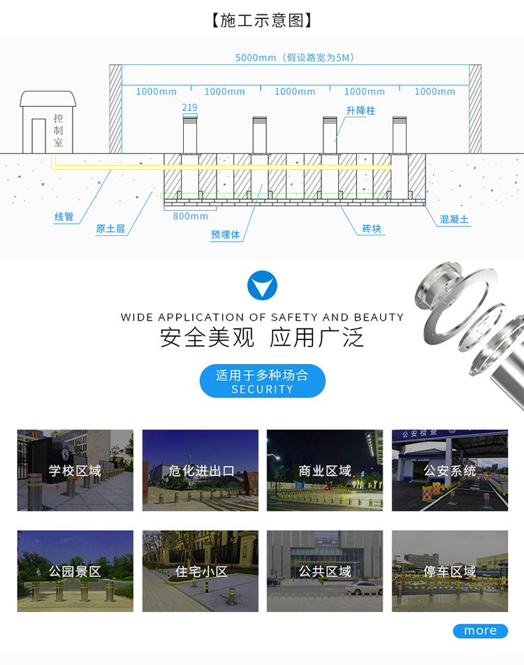 全自动一体式液压升降柱